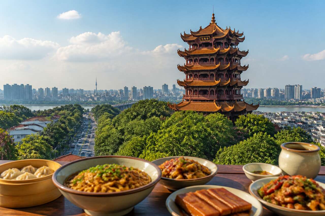 Wuhan en Chine : hot dry noodles et autres spécialités hubei