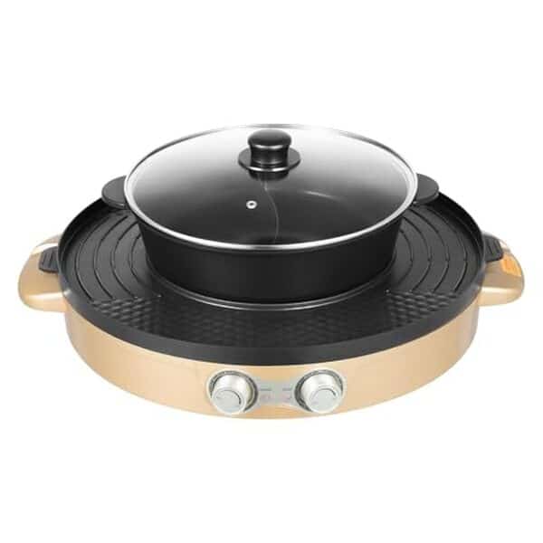 Découvrez notre test complet du hot pot 2 en 1 de 2200 W : appareil fondue chinoise et barbecue coréen électrique portable pour vos repas en famille. 