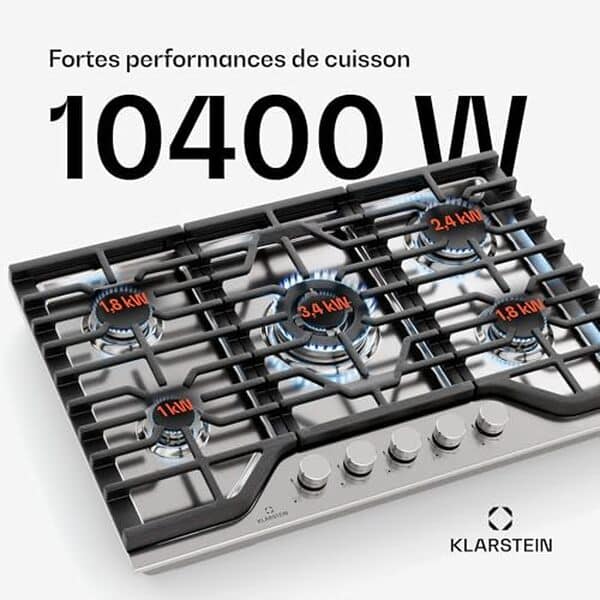 Découvrez notre test détaillé de la plaque gaz Klarstein Turbocast avec 5 brûleurs puissants et wok intégré. Performances, avantages et avis d'utilisation.