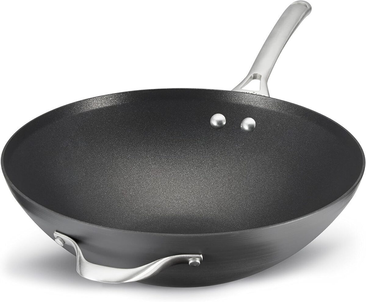 Test du wok antiadhésif Calphalon Contemporain 33 cm