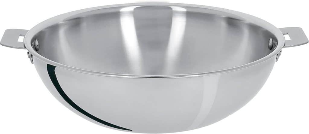 Test wok inox Cristel 28cm Casteline